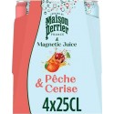 Perrier Magnetic Juice Pêche & Cerise 25cl (lot de 6 packs de 4 soit 24 canettes)