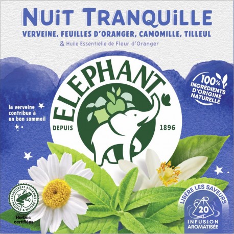 ELEPHANT Infusion nuit tranquille x20