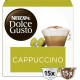 NESCAFE Café Capsules Compatible Dolce Gusto Cappuccino 15+15 capsules