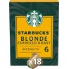STARBUCKS Café capsules Compatibles Nespresso blonde expresso roast (18 capsules)