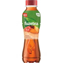 FUZE TEA Evasion Thé Pêche Hibiscus 40cl (pack de 4 packs de 6 soit 24 bouteilles)