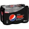 Pepsi Boisson gazeuse au cola sans sucres 33cl (pack de 6)