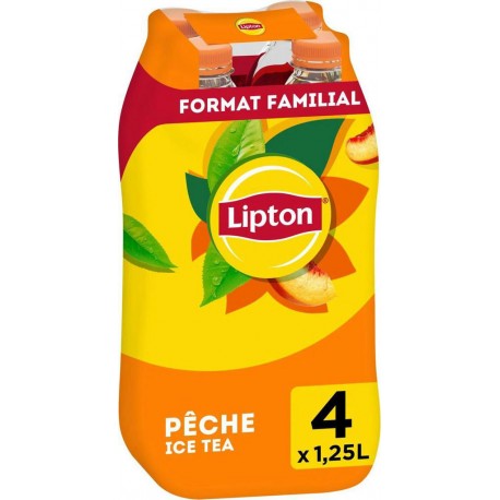 Lipton PECHE PET 1.25L (pack de 4)
