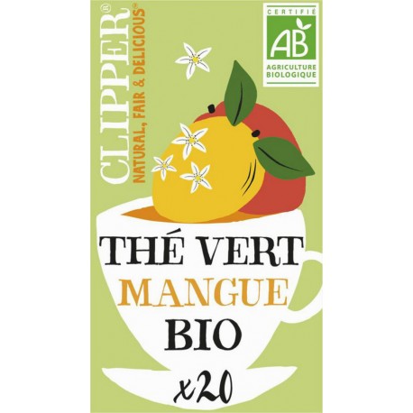 CLIPPER Thé vert Mangue 35g