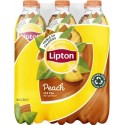 LIPTON Thé glacé à la pêche 6x1,5L (pack de 6)