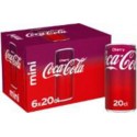 COCA-COLA Soda au Cola Goût Cherry 20cl (pack de 6)