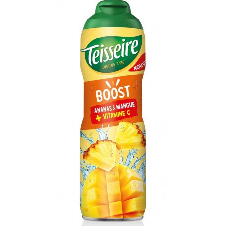 TEISSEIRE Sirop Boost Ananas Mangue 60cL