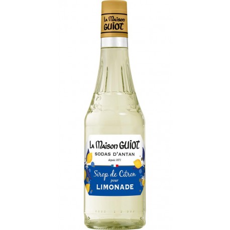LA MAISON GUIOT Sirop Citron pour Limonade bouteille de 70cl 70cl