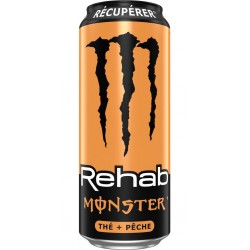 MONSTER Boisson Rehab Thé Pêche 50cL