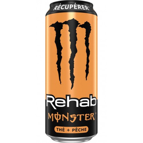 MONSTER Boisson Rehab Thé Pêche 50cL